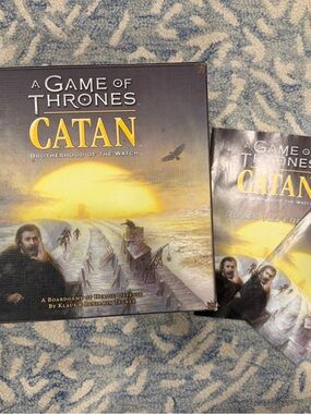 BUNDLE Game of Thrones Settlers of Catan Game AND expansion pack